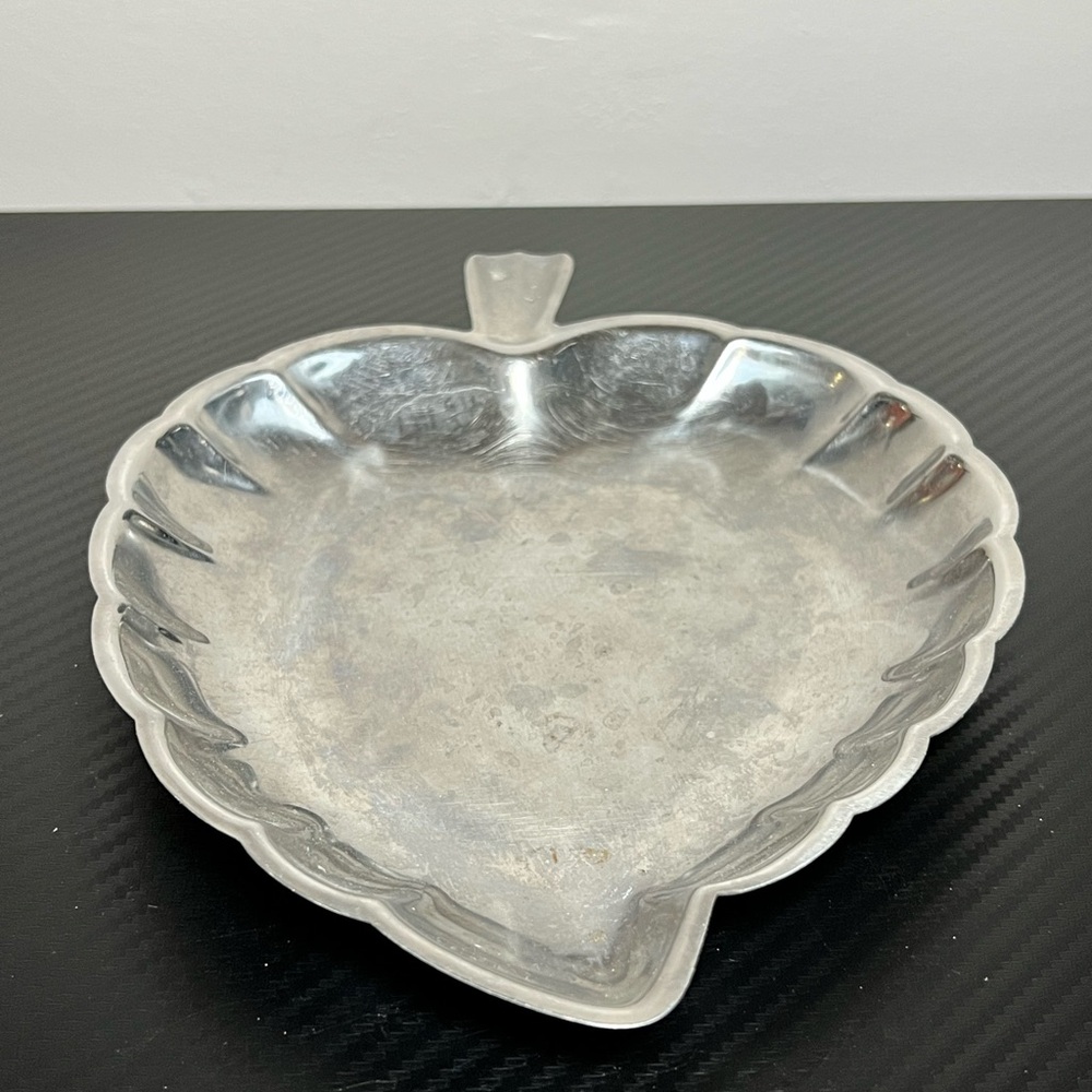 Vintage 18-0 Stainless Steel Leaf Tray - Made in Japan